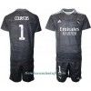 Conjunto (Camiseta+Pantalón Corto) Portero Real Madrid Thibaut Courtois 1 Primera Equipación 2021/22 - Niño